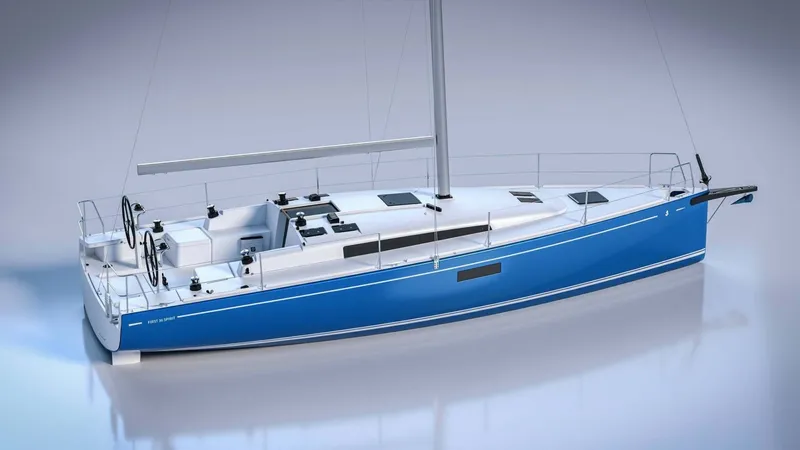 The Image of Beneteau First 36 Spirit Overhead Profile - 7718557