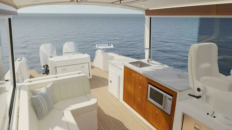 Slide: The Image of Galley with Seating 2026 MJM 38RS - 7818816