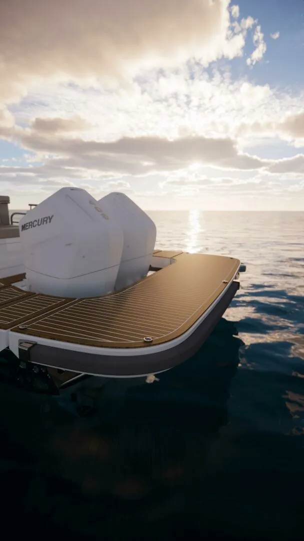 Slide: The Image of Nimbus Weekender 12 Swim Platform 2026 Nimbus Weekender 12 - 7819030