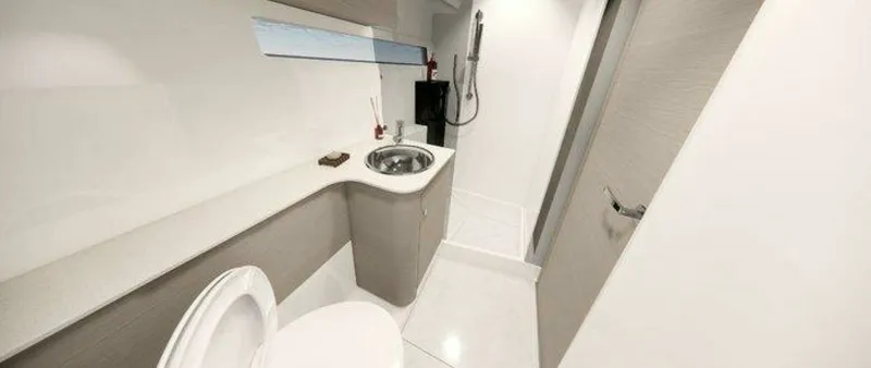 Slide: The Image of Nimbus 495 Flybridge Head 2026 Nimbus 495 Flybridge - 7819074