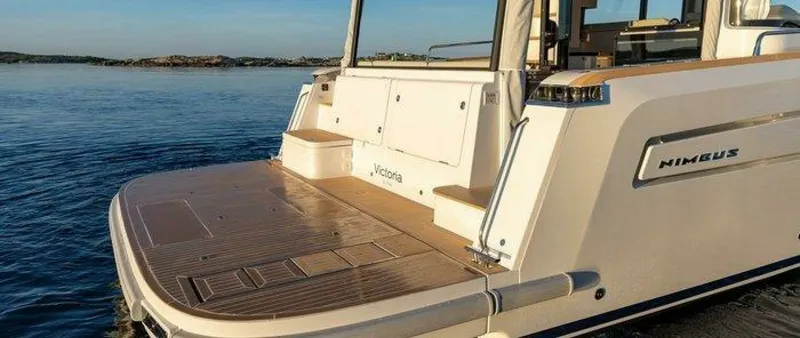 Slide: The Image of Nimbus 495 Flybridge Swim Platform 2026 Nimbus 495 Flybridge - 7819057