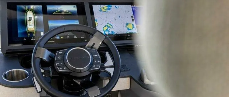 Slide: The Image of Nimbus 495 Flybridge Helm 2026 Nimbus 495 Flybridge - 7819059
