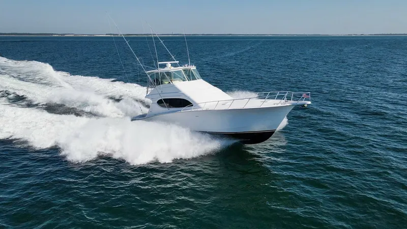 Slide: The Image of 2008 54 Hatteras Convertible American Made Exteriors (11) - 7852515