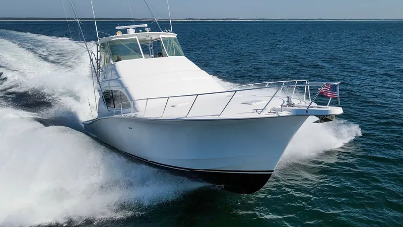 Slide: The Image of 2008 54 Hatteras Convertible American Made Exteriors (12) - 7852516