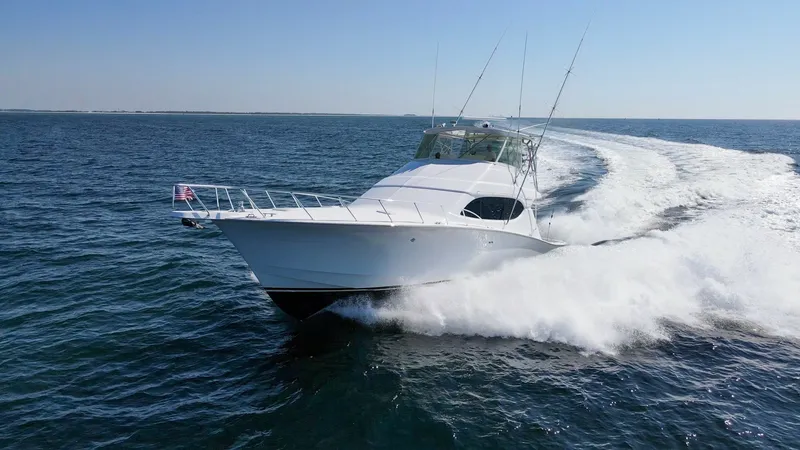 Slide: The Image of 2008 54 Hatteras Convertible American Made Exteriors (9) - 7852513