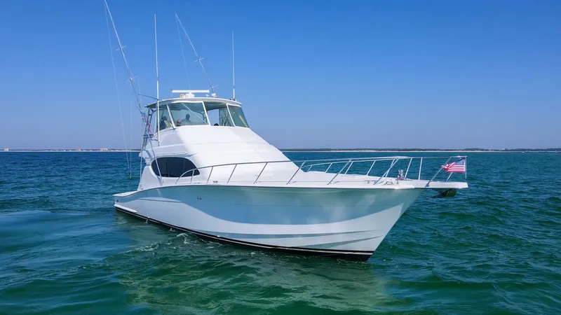 Slide: The Image of 2008 54 Hatteras Convertible American Made Profile (2) - 7852518