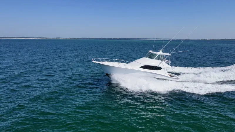 Slide: The Image of 2008 54 Hatteras Convertible American Made Exteriors (2) - 7852506