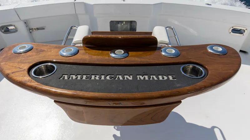 Slide: The Image of 2008 54 Hatteras Convertible American Made Rear Deck (1) - 7852478
