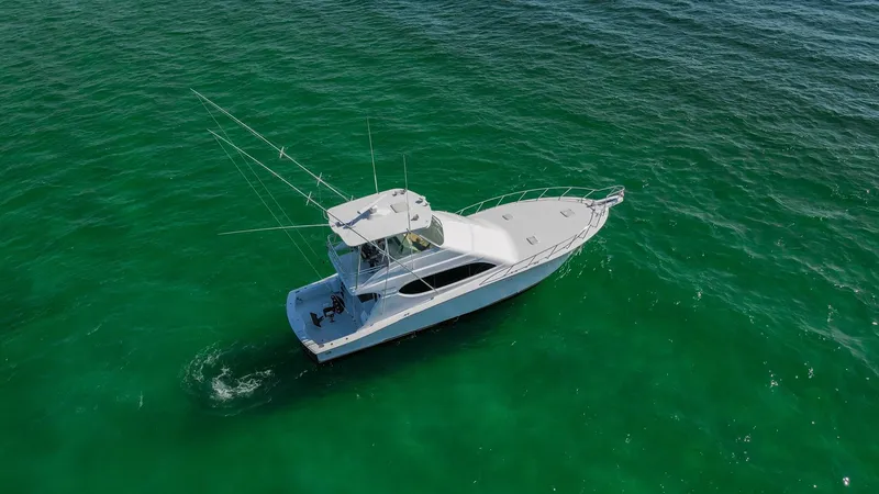 Slide: The Image of 2008 54 Hatteras Convertible American Made Profile (5) - 7852521