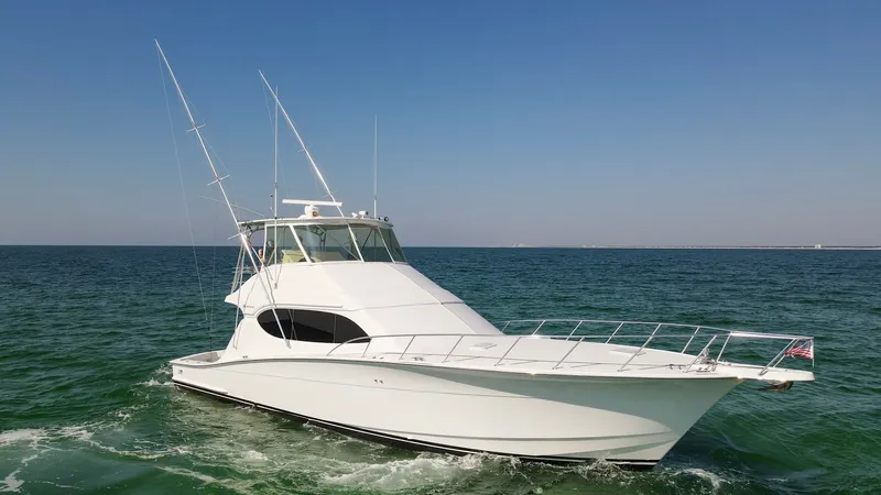 Slide: The Image of 2008 54 Hatteras Convertible American Made Profile (1) - 7852517