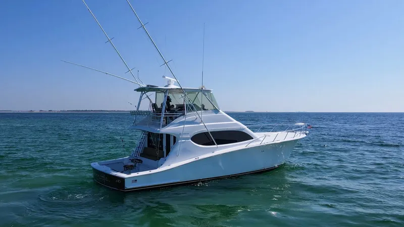 Slide: The Image of 2008 54 Hatteras Convertible American Made Profile (4) - 7852520