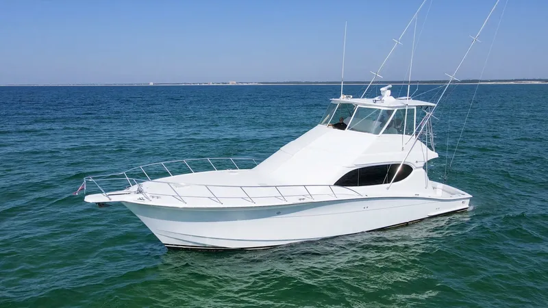 Slide: The Image of 2008 54 Hatteras Convertible American Made Profile (7) - 7852524