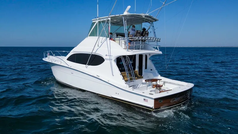 Slide: The Image of 2008 54 Hatteras Convertible American Made Profile (8) - 7852526