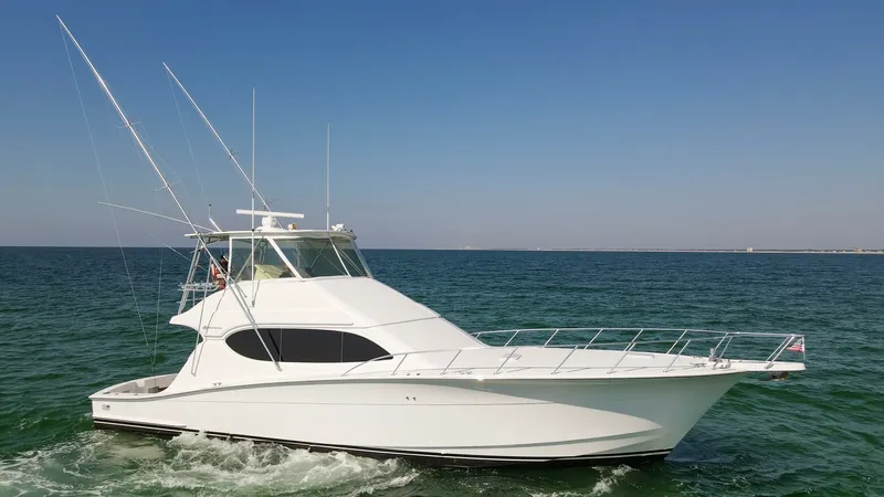 Slide: The Image of 2008 54 Hatteras Convertible American Made Profile - 7852525
