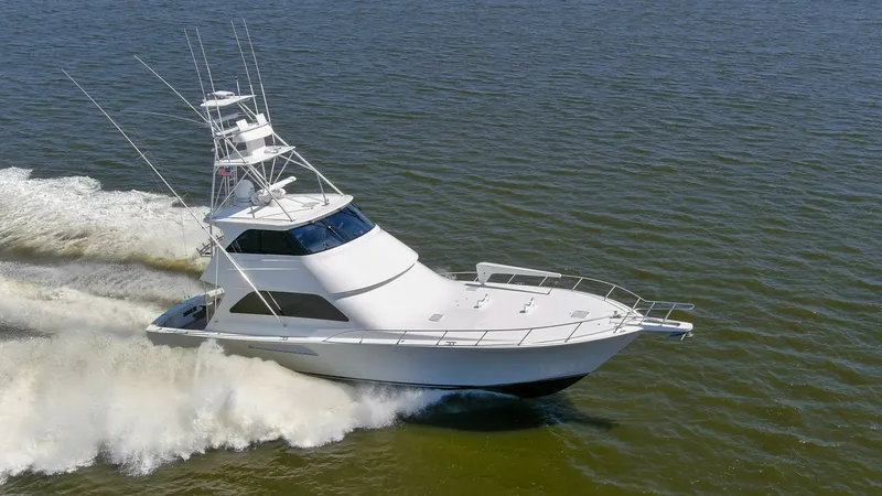 Slide: The Image of 2007 64 Viking Enclosed Bridge Reel Blues Exterior (5) - 7795372
