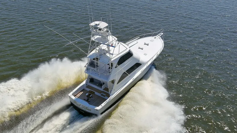 Slide: The Image of 2007 64 Viking Enclosed Bridge Reel Blues Exterior (4) - 7795371
