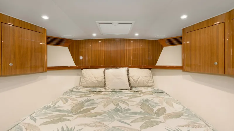 Slide: The Image of 2007 64 Viking Enclosed Bridge Reel Blues Forward Stateroom - 7795330