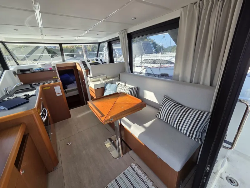 Slide: The Image of Spacious salon, galley, and helm station - 7818217