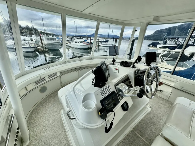 Slide: The Image of 1997 Carver 500 Cockpit Motor Yacht 50 - 7828403