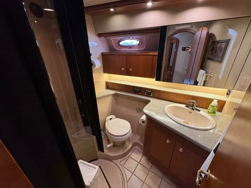 Slide: The Image of 2002 Cruisers Yachts 4450 Express Motor Yacht 45 - 7828494