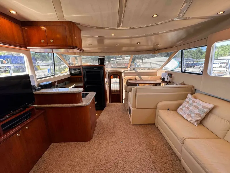 Slide: The Image of 2002 Cruisers Yachts 4450 Express Motor Yacht 45 - 7828477