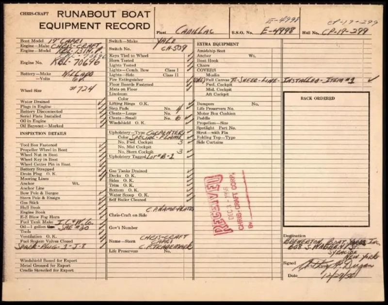 Slide: The Image of 1956 Chris-Craft Capri 19 - 7837282