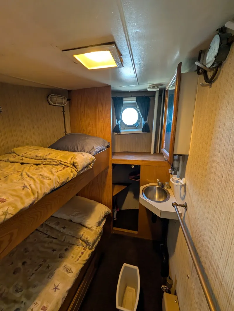 Slide: The Image of 1941 Armstrong Bros. Custom Wooden Trawler Charter Vessel - 7837746