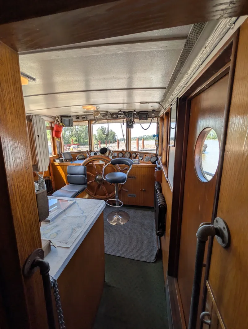 Slide: The Image of 1941 Armstrong Bros. Custom Wooden Trawler Charter Vessel - 7837749