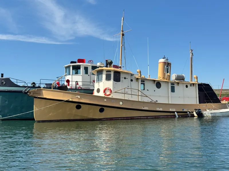 Slide: The Image of 1946 Historic Northern Marine & Engine Co. 1946 Custom Tug - 7838192