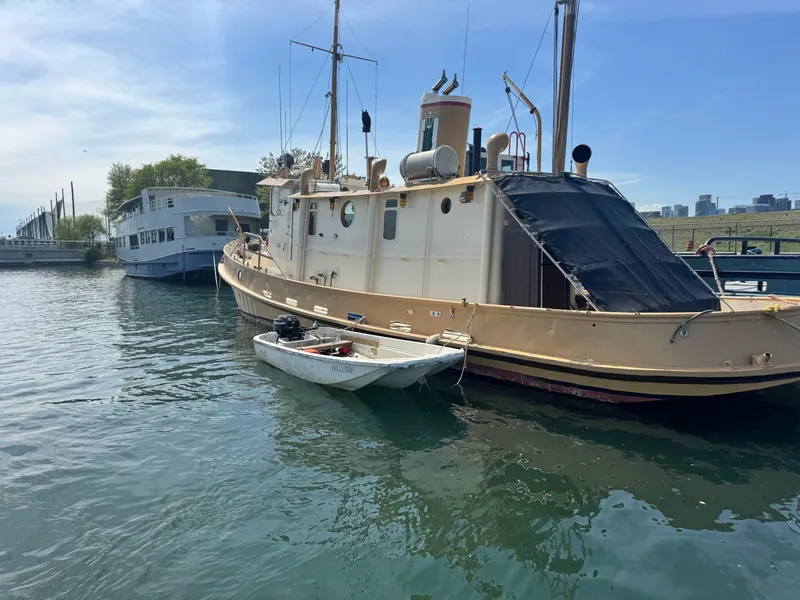 Slide: The Image of 1946 Historic Northern Marine & Engine Co. 1946 Custom Tug - 7838194