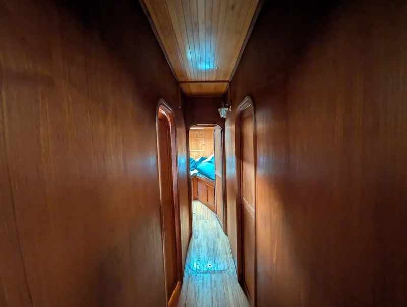 Slide: The Image of 1996 Bruce Roberts Customer Steel Hull Sailboat - 7842688