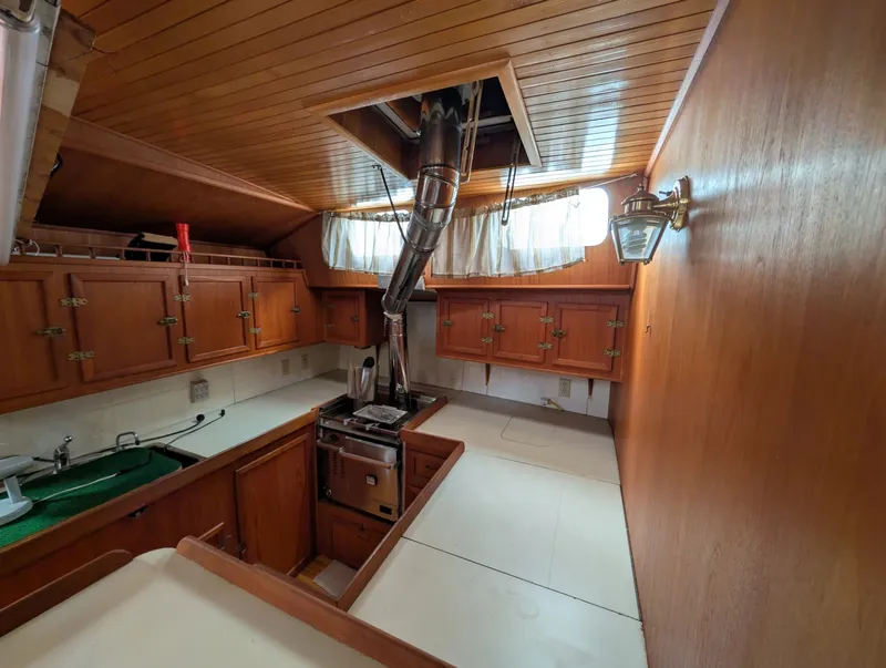 Slide: The Image of 1996 Bruce Roberts Customer Steel Hull Sailboat - 7842685