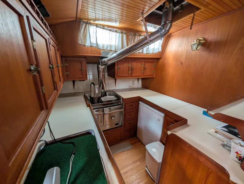 Slide: The Image of 1996 Bruce Roberts Customer Steel Hull Sailboat - 7842686