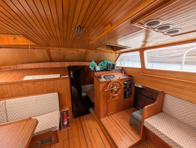 Slide: The Image of 1996 Bruce Roberts Customer Steel Hull Sailboat - 7842678