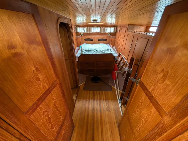Slide: The Image of 1996 Bruce Roberts Customer Steel Hull Sailboat - 7842683