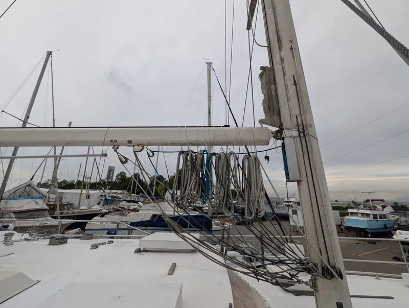Slide: The Image of 1996 Bruce Roberts Customer Steel Hull Sailboat - 7842666