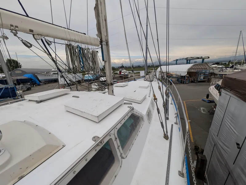 Slide: The Image of 1996 Bruce Roberts Customer Steel Hull Sailboat - 7842664
