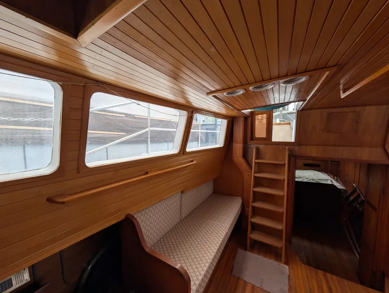 Slide: The Image of 1996 Bruce Roberts Customer Steel Hull Sailboat - 7842676