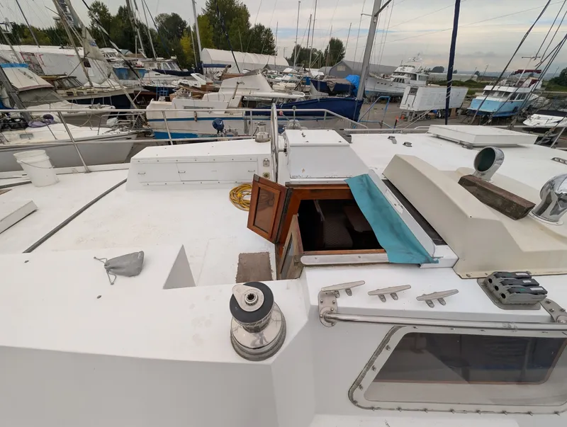 Slide: The Image of 1996 Bruce Roberts Customer Steel Hull Sailboat - 7842663