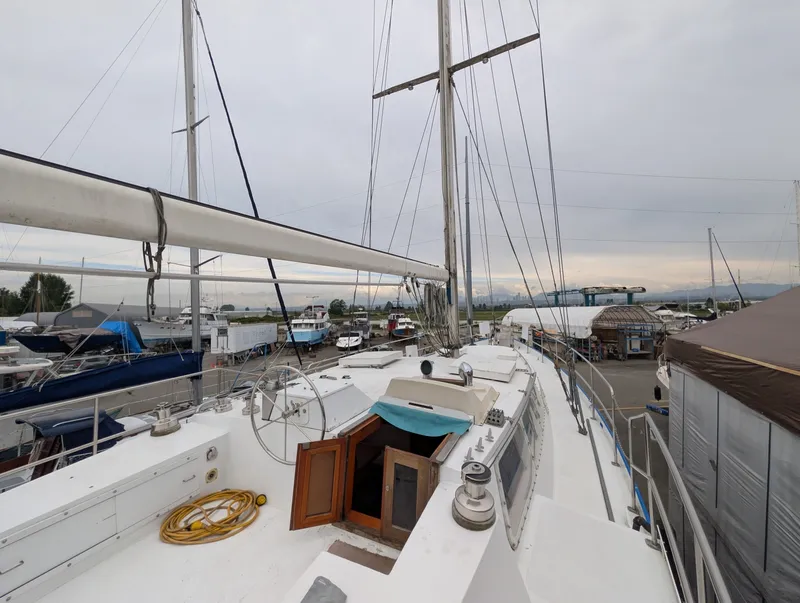 Slide: The Image of 1996 Bruce Roberts Customer Steel Hull Sailboat - 7842661