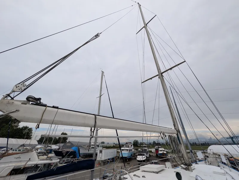 Slide: The Image of 1996 Bruce Roberts Customer Steel Hull Sailboat - 7842662