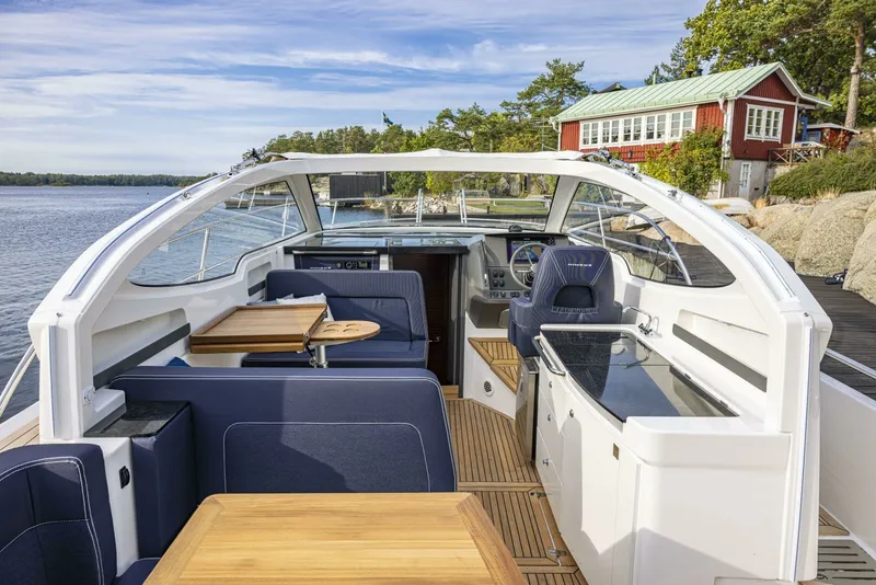 Slide: The Image of Nimbus 305 Drophead Aft Seating 2026 Nimbus 305 Drophead - 7961356