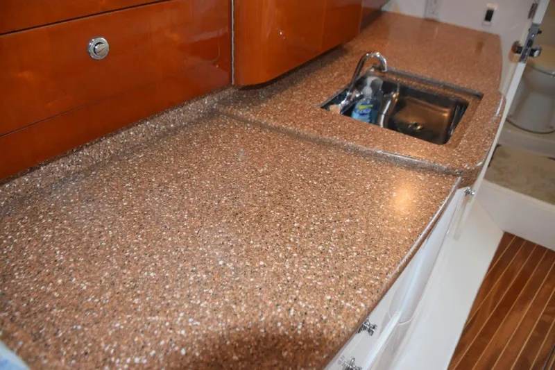 Slide: The Image of Solid Surface Galley Countertop - 7925278