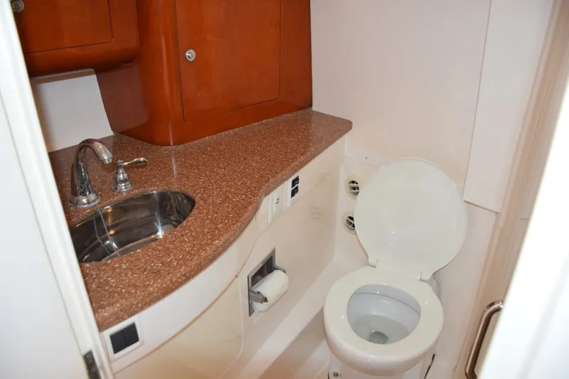 Slide: The Image of Matching Vanity Top With Polished Stainless Sink, Head Is Air Conditioned - 7925282