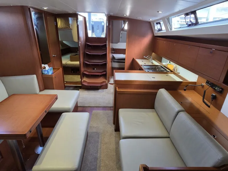 Slide: The Image of Salon and galley facing aft - 7937462