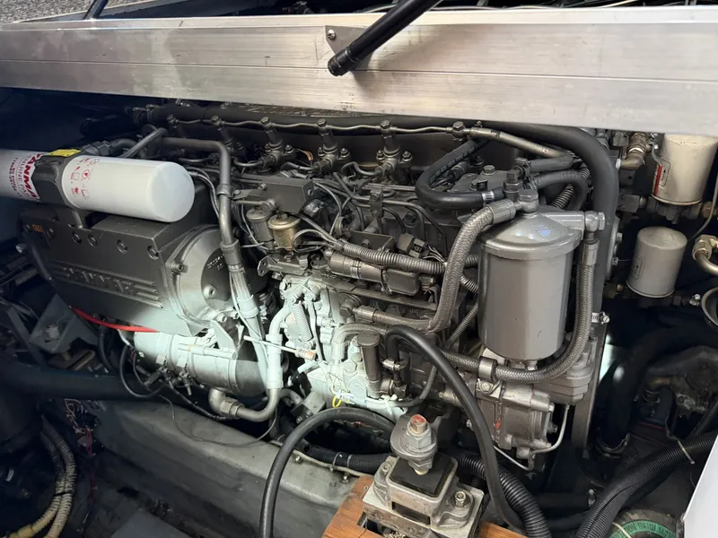 Slide: The Image of Engine Room - Starboard Inboard View of starboard engine and mechanical components. - 7926291