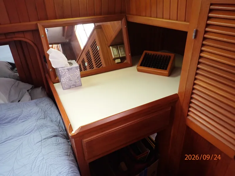 Slide: The Image of 36' Monk master stateroom desk-vanity - 7931468
