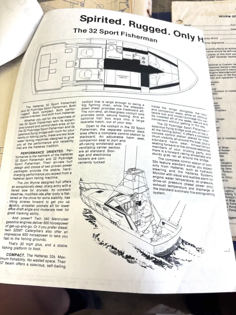 Slide: The Image of Hatteras Sport Fisherman 1984 - 8045641