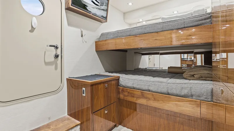 Slide: The Image of 2017 72 Viking Enclosed Bridge Share-E Crew Stateroom and Head (2) - 8087242
