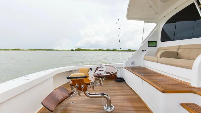 Slide: The Image of 2017 72 Viking Enclosed Bridge Share-E Rear Deck (8) - 8087265